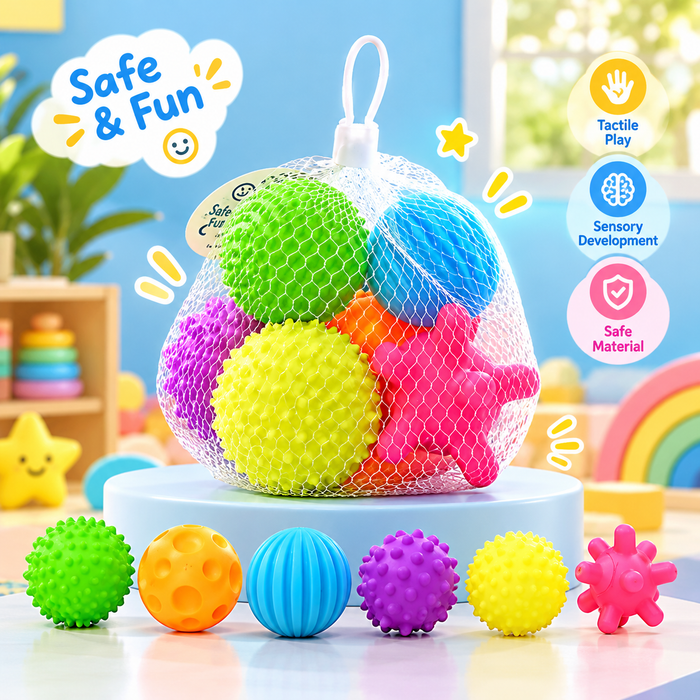 Kids Sensory Squishy Ball Set